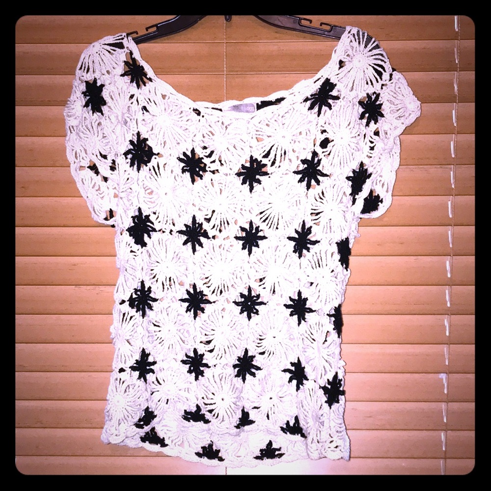 Vintage crocheted top